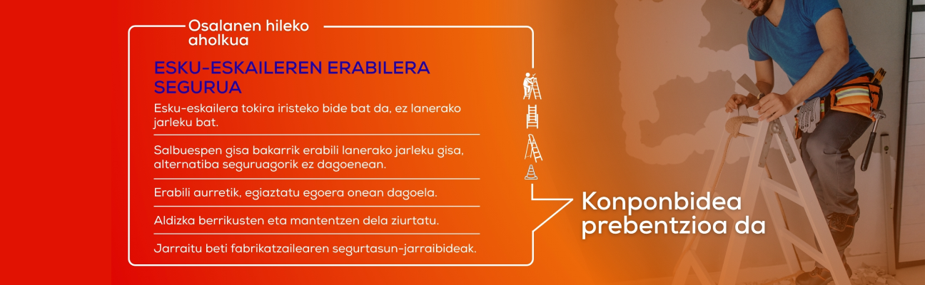 Osalanen hileko aholkua: Esku-eskaileren erabilera segurua